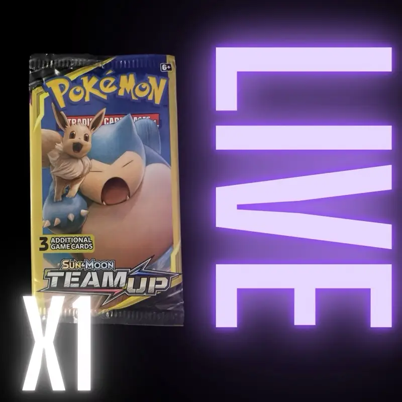 Pokemon Team Up 3 Card Booster Pack Card Game