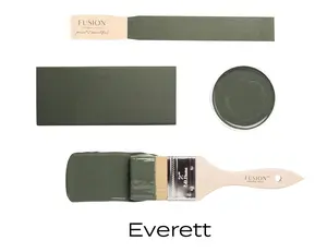 Fusion Mineral Paint + Color: Everett + Acrylic Resin Paint + Built in Top Coat