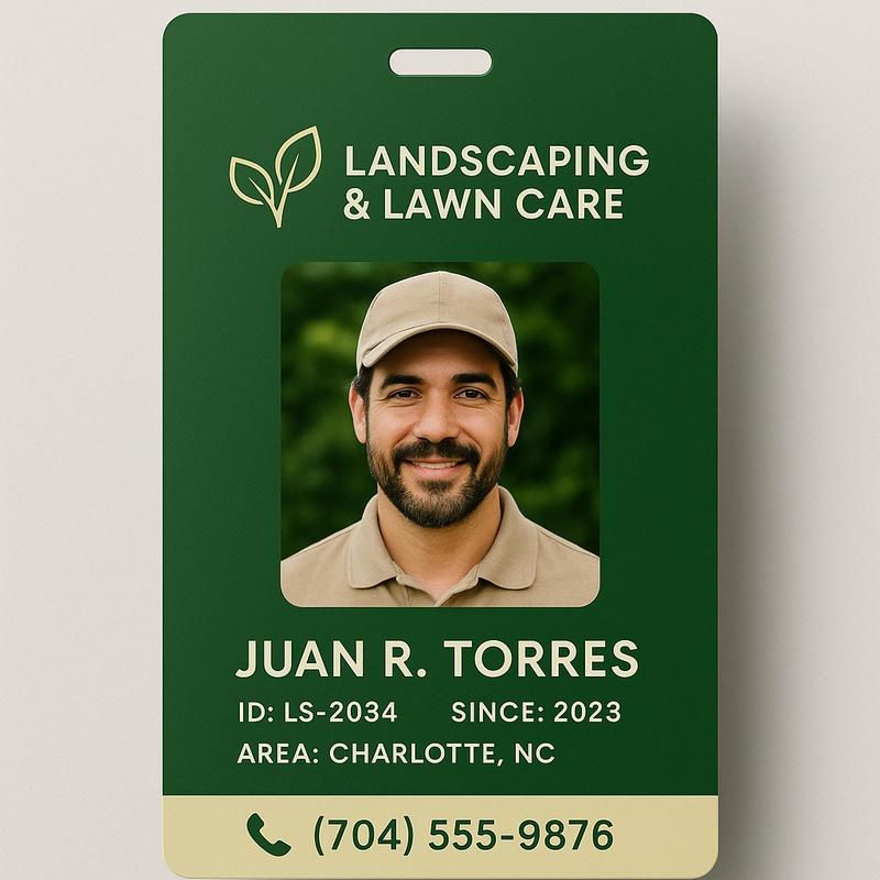 PVC Custom ID Cards - Durable Professional Design with Logo Name Photo QR Code RFID Chip High-Quality Material for Businesses Schools Events Gyms & More