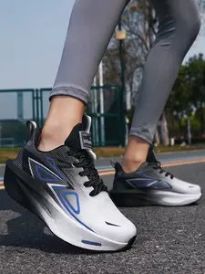 2026 Spring Summer Unisex Mesh Breathable Thick Sole Sneakers, Lightweight Soft Non Slip Walking Shoes, Elevated Casual Footwear for Outdoor Running Gym Daily Wear, Size 35-45
