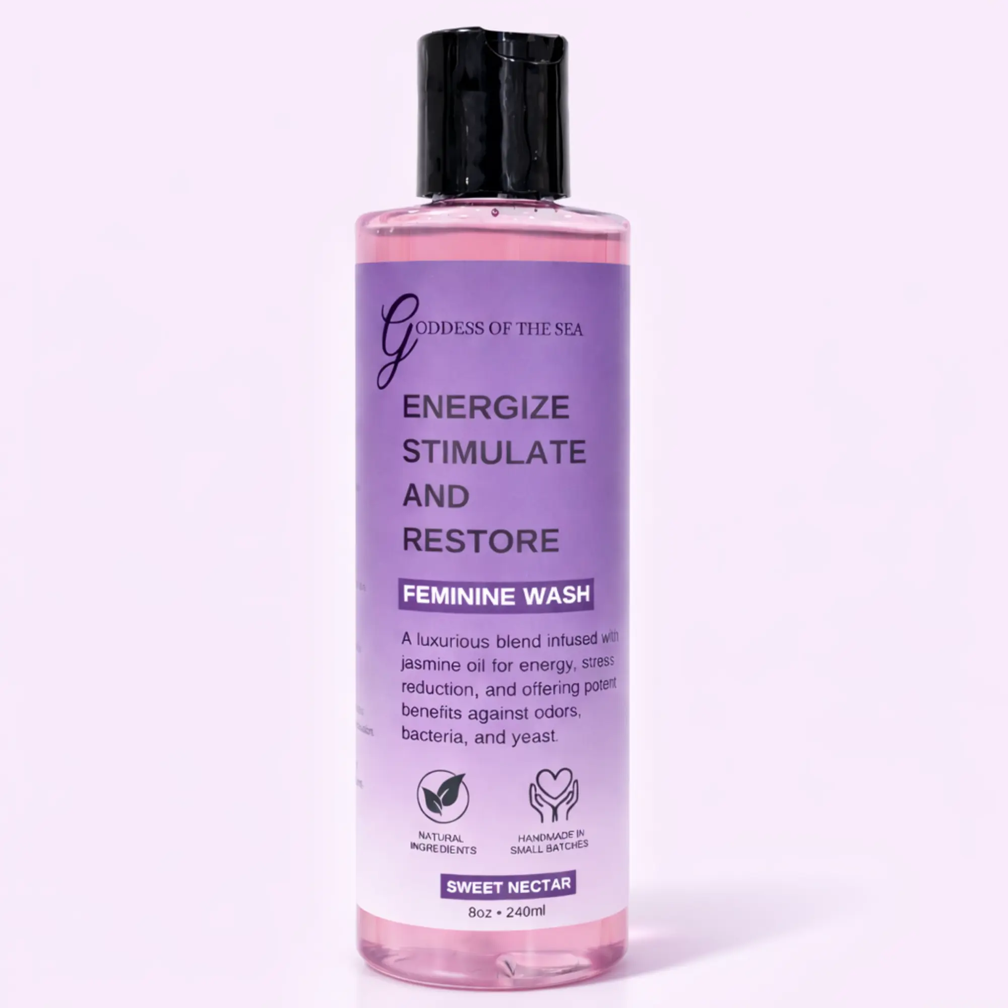 Sweet Nectar Feminine Wash – Gentle Daily Yoni Cleanser for Sensitive Skin | Balances pH, Soothes Irritation, Reduces Odor | Natural Formula | Goddess of the Sea