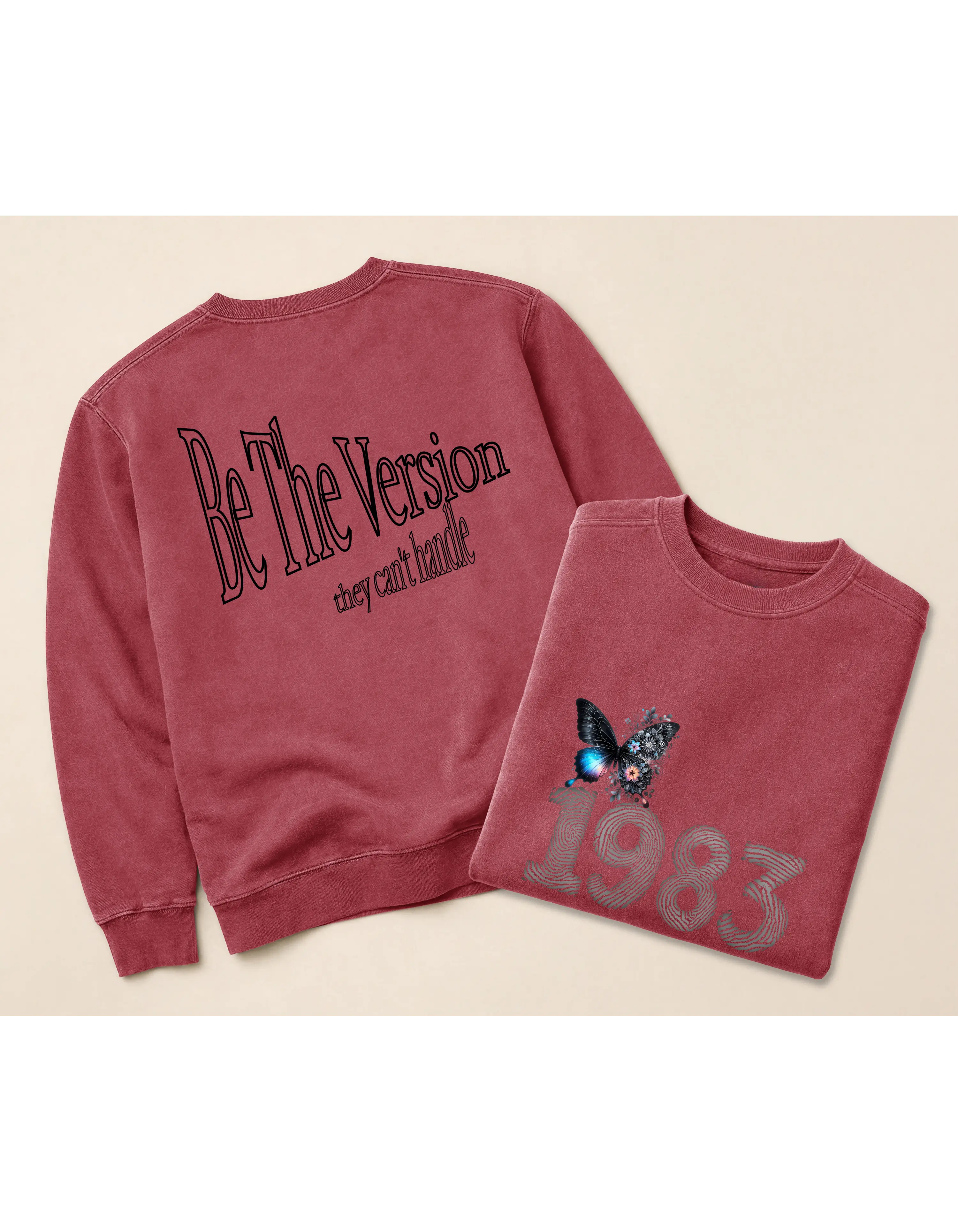 Be The Version Sweater-Customize The Year