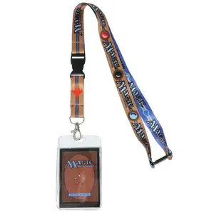 Magic The Gathering Lanyard ID Badge Holder Breakaway Neck Lanyard For Keychain, Cell Phone, Keys