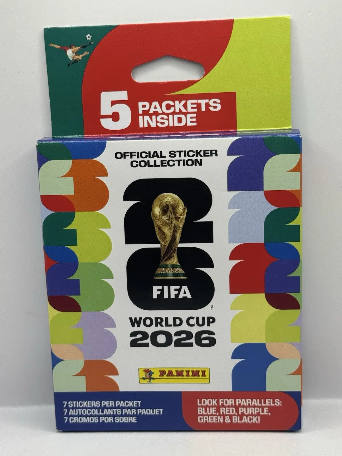 2026 Panini FIFA World Cup Official Sticker Collection Hanger Pack Box - Sealed