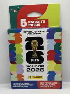 2026 Panini FIFA World Cup Official Sticker Collection Hanger Pack Box - Sealed