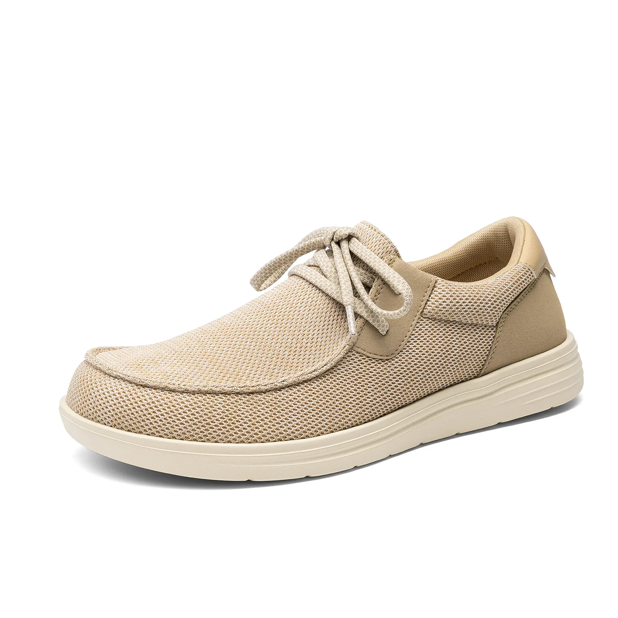 【BRUNO MARC Anniversary】 Men's Wide Toe Box Closed-Toe Slip-On Casual Loafers - Arch Support, Non-Slip, Lightweight, Breathable, Cushioned Sole Comfortable Walking Shoes, Comfortable Loafers, Square Toe Loafers tiktokshopbacktoschool