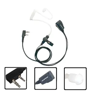 Baofeng Walkie Talkie Earpiece Air Tube K Head In-Ear Compatible with UV-5r/5r Mini/UV-32/UV-82/UV-21r/UV-17r/gm-21/gm-15 Pro/BF-888s/5rx Audio Electronic Gadgets