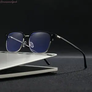 Stylish Square Blue Light Blocking Glasses for Men & Women, Anti-Eyestrain Computer Eyewear, Lightweight Comfortable Frame Perfect for Office Work, Gaming, Study & Daily Casual Wear