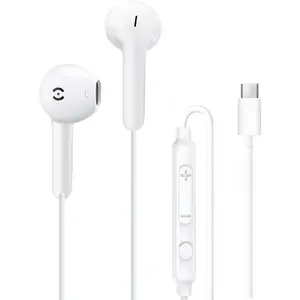 USB C Wired Headphones for  17e 16 15 Pro Max USBC Earbuds Ear Buds Wired Type C Headphones for  17 16e 16 Plus 16Pro 15 Pro Max 15Plus 17e Earbud Earphones with Mic for