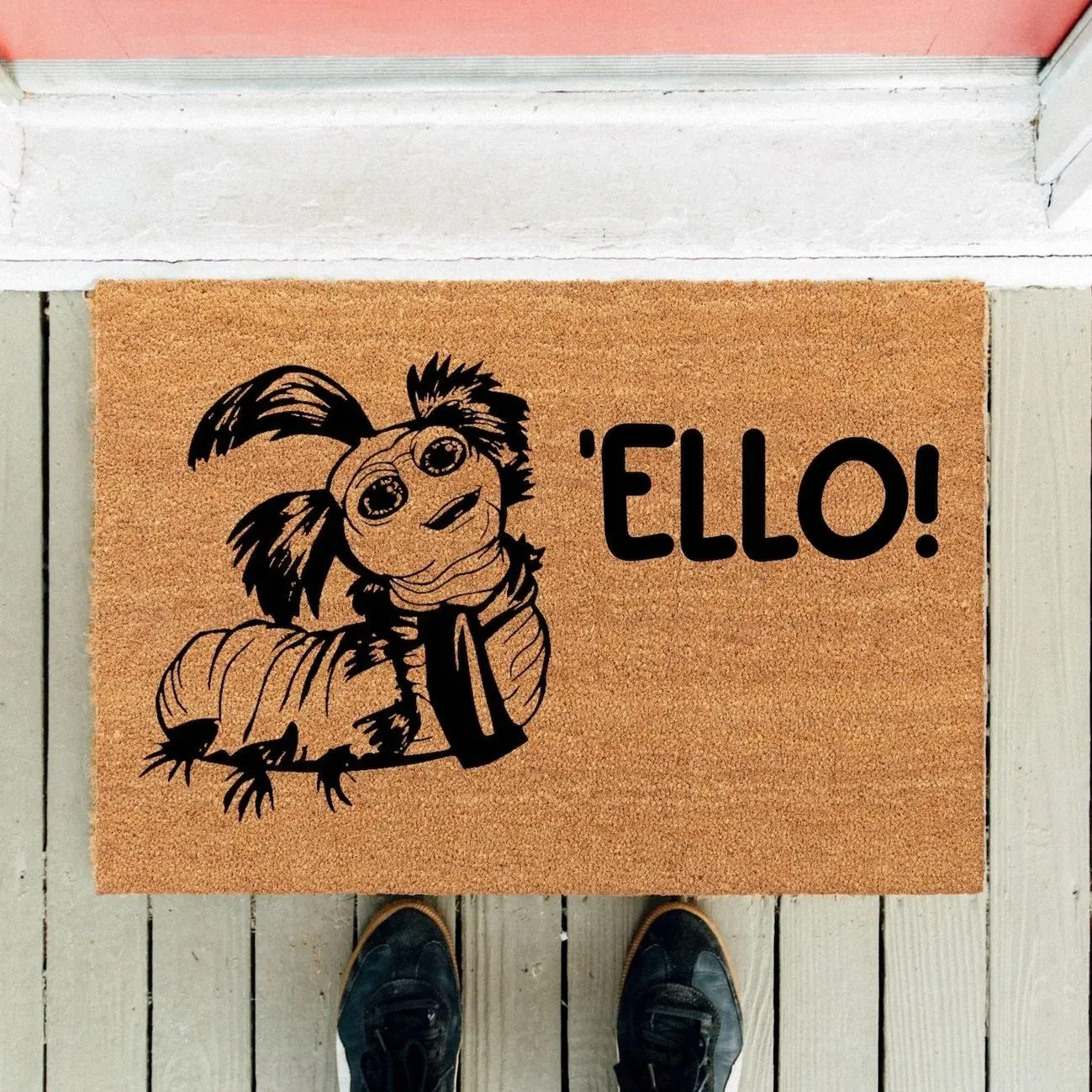 Labyrinth Worm 'Ello Doormat: Funny Welcome Mat