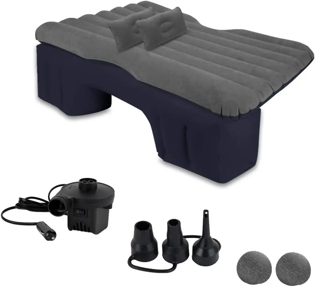Deals Truck and Car Air Mattress Backseat Bed - Premium Quality Portable Car Inflatable Mattress with 2 Pillows Universal fit