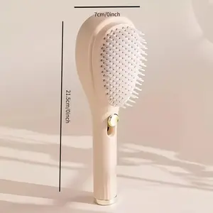 Portable Retractable Hair Brush with Scalp Massager, Lightweight Anti-Static Styling Comb