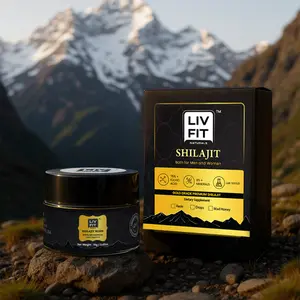 Liv Fit Himalayan Shilajit Resin | 14g (45 Servings) | 100% Pure | Lab-Tested for Purity | Dietary Supplement