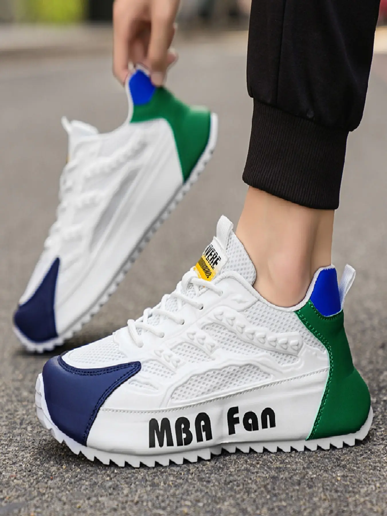 Comfortable Dad Shoes, Breathable Mesh Sports Sneakers, Casual Low Top, Height-Increasing Aggressive Shoe, Height Boosting Sneaker, Men's Footwear