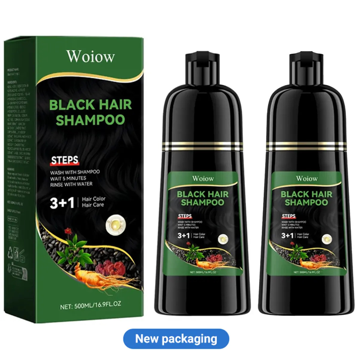 New packaging, upgraded shampoo（2pcs）