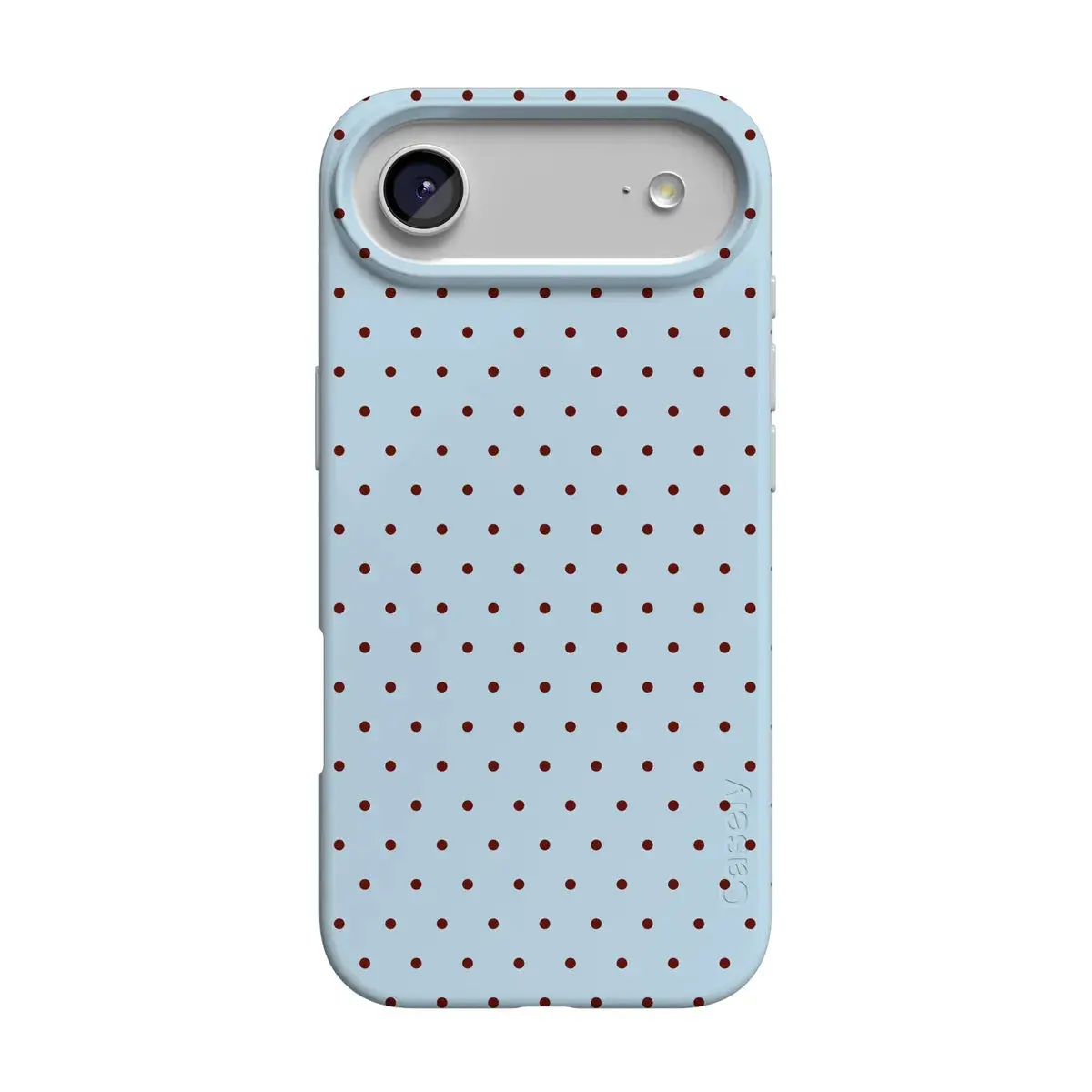 Casely iPhone 17 Air Case | On the Dot | Blue Polka Dot | Compatible with MagSafe | Classic Ultra Thin Design