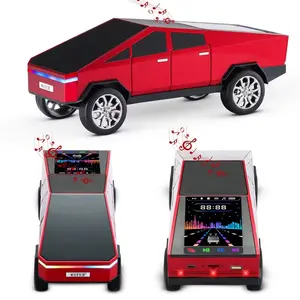 Truck Model Bluetooth Speaker – Dynamic LED Screen, Rear Light, Openable Design | Wireless Stereo Sound with FM/TF/USB/AUX | Type‑C Rechargeable for Car, Truck, Home, Outdoor & Travel