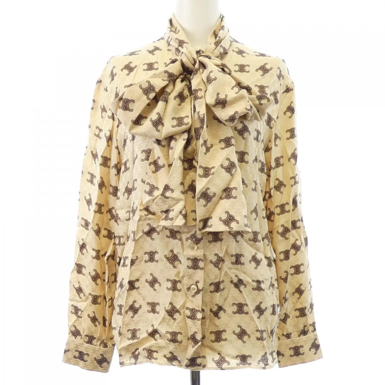 Pre-owned Celine Silk Small Leather Goods Shirt