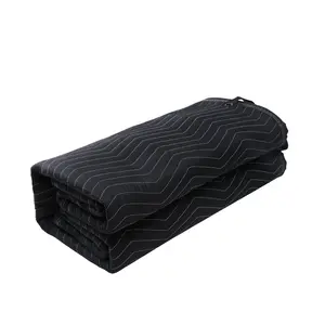 Sound Dampening Blanket, 96" x 80", Extra Large Studio Grommeted Soundproof Blanket with Grommets, Light Blocker for Door Acoustic Noise Blocking Blanket Studio Sound Absorption Sheet, Black