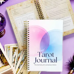 Tarot Journal - For Tracking Your Personal and Spiritual Growth, A5 Reflective Logbook, 104 Pages, 100gsm Paper, Twin-Wire Bound, See Your Evolution Mirrored in Your Tarot Readings Over Time