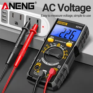 ANENG SZ303 Digital Multimeter - Digital Display Ohmmeters with NCV Function, Blue Backlit Display, Auto Power Off, Electrical Tester for Voltage, Current, Resistance, Capacitance, Frequency, Temperature, Automotive Work, Father's Day Gifts