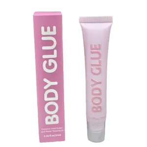 Body Glue for Outfits, Anti-Slip Liquid Adhesive for Strapless Tops & Low-Cut Dresses, Invisible, Gentle on Skin, All-Day Secure Hold Sticky Nipple Covers Sticky Bra Push