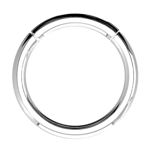 Titanium Hinged Segment Hoop Ring