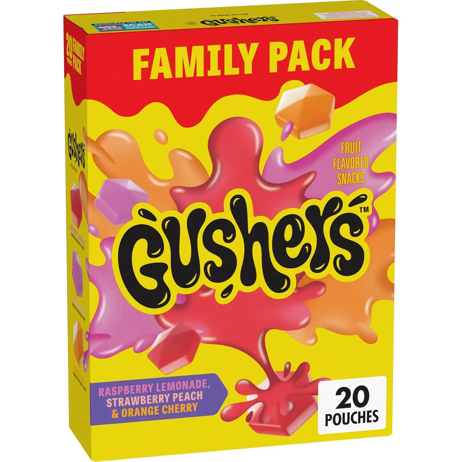 Gushers Variety Pack Fruit Flavored Snacks, Family Pack, 20 ct, 16 oz