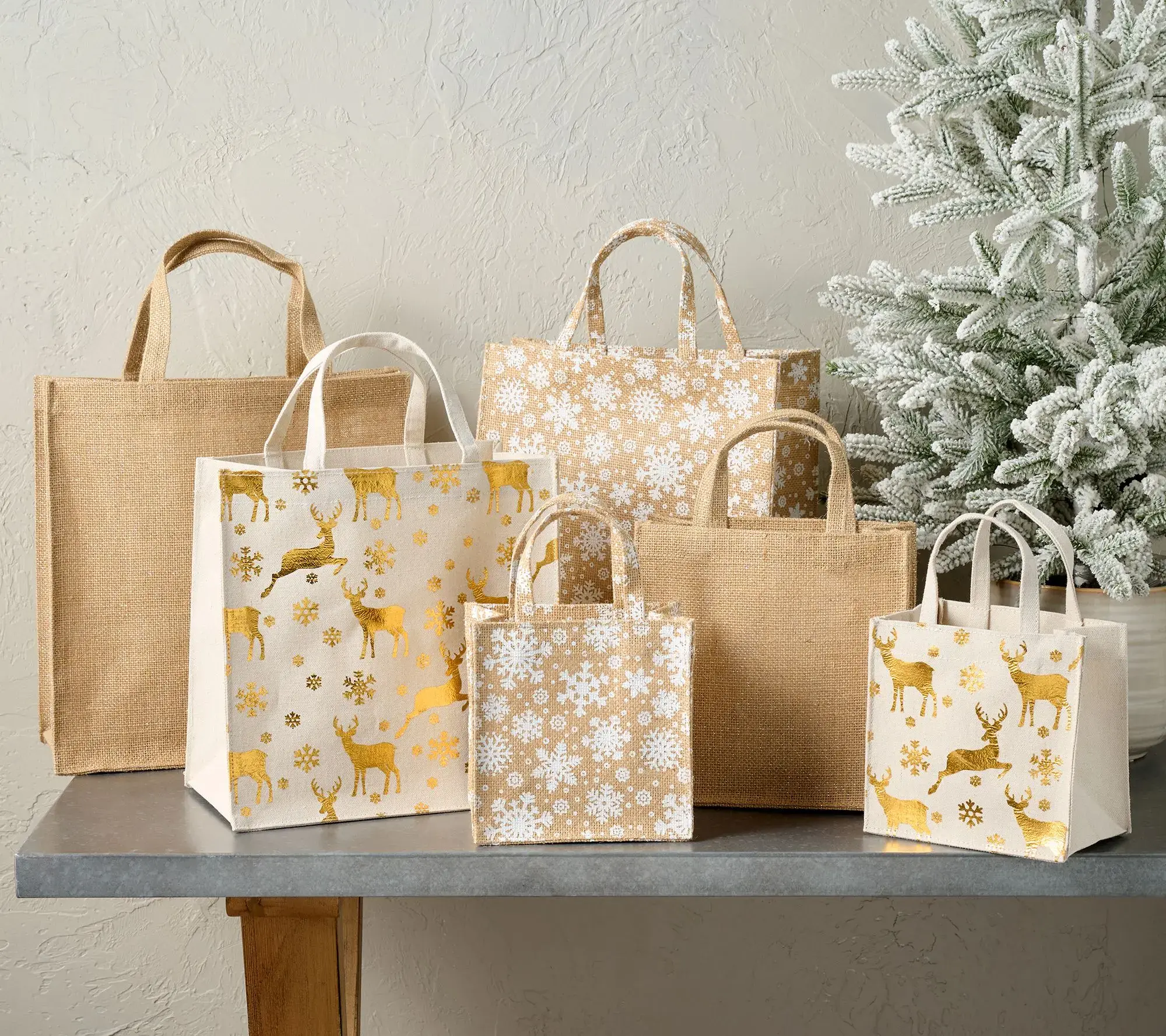 Express 24-pc Reusable Gift Totes & Hang Tags