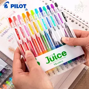Pilot Juice Pen Gel Pen LJU-10EF 0.5mm - 12 Vibrant Colors for Student Writing Painting School Office Kawaii Stationery