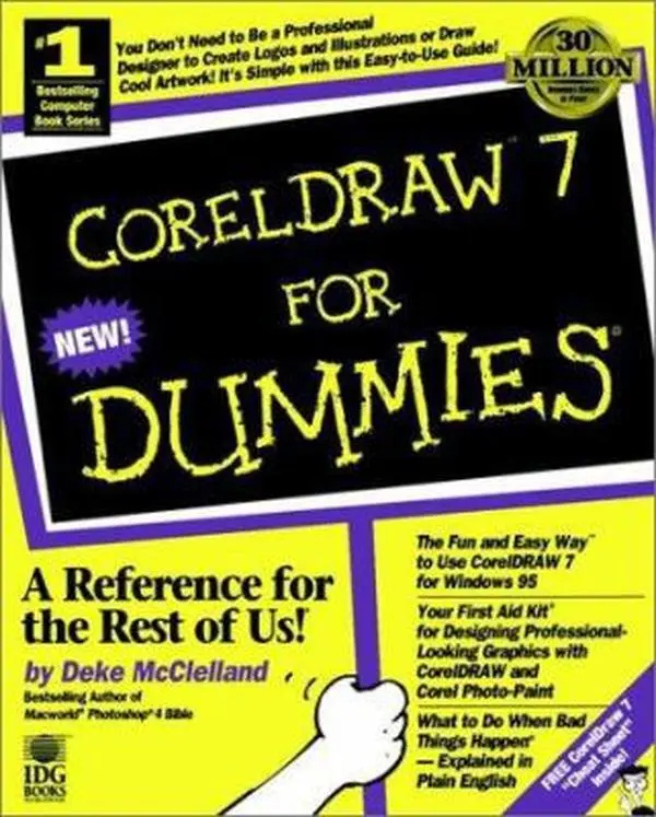 USED-CorelDraw 7 For Dummies by Deke McClelland (Paperback)
