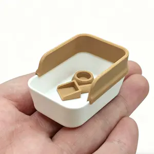 1:12 Dollhouse Accessories Mini Cat Litter Box, Micro Shovel Pet Supplies, Home Decor Props, Miniature Model, Babydoll House Decoration