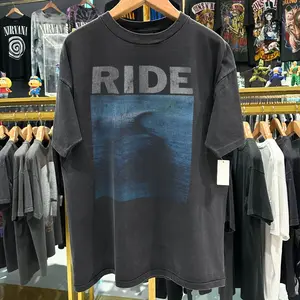 Ride Shoegaze 80S-90S Grail Graphic T-Shirt - Design & Printed In The USA