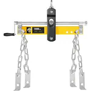 Engine Hoist Shop Crane Engine Leveler 1500lbs Steel with Ball Bearing and Adjustable Handle