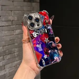 C-Chris B-Brown American Rapper Phone Case Compatible with iPhone 17,  16, 15, 14, 13, 12, 11 Pro Max Air Plus - Shockproof Transparent Soft Back Cover, Highquality Material, Music Lovers, Tech Enthusiasts