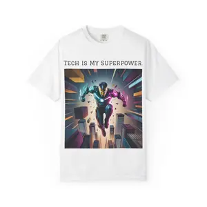 Tech Is My Superpower T-shirt | Cyberhero Graphic Tee