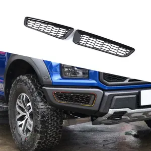 Honeycomb Cover Trim for 2015-2020 Ford F150 Raptor Exterior Front Bumper, Automotive Car Accessories, Chrome Trim Accessory