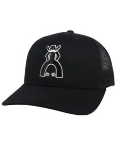 Hooey Men's Punchy Logo Trucker Cap - 5028T-Bk