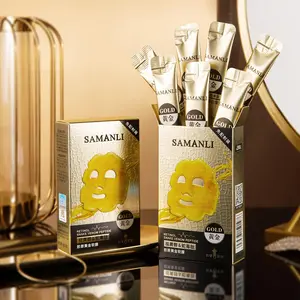 Retinol Snake Venom Peptide Collagen Gold Soft Mask(2 Boxes), Face Lifting & Firming Mask, Deep Cleansing Tear Off Mask, Facial Skin Care Product