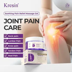 Kresin Rapid Relief Muscle Therapy Gel – Soothes knee, lumbar, neck, joint, hands, and feet contains boswellia, turmeric Treatment Healthcare body oil