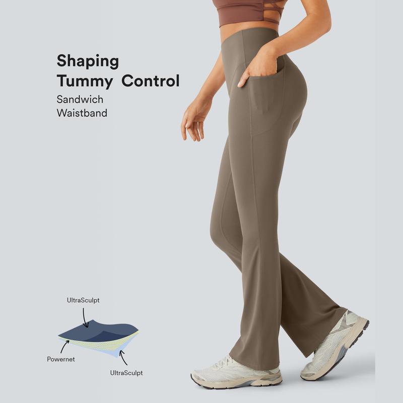 Halara UltraSculpt High Waisted Tummy Control Pocket Shaping Yoga Bootcut Leggings Halara UltraSculpt High Waisted Tummy Control Pocket Shaping Yoga Bootcut Leggings