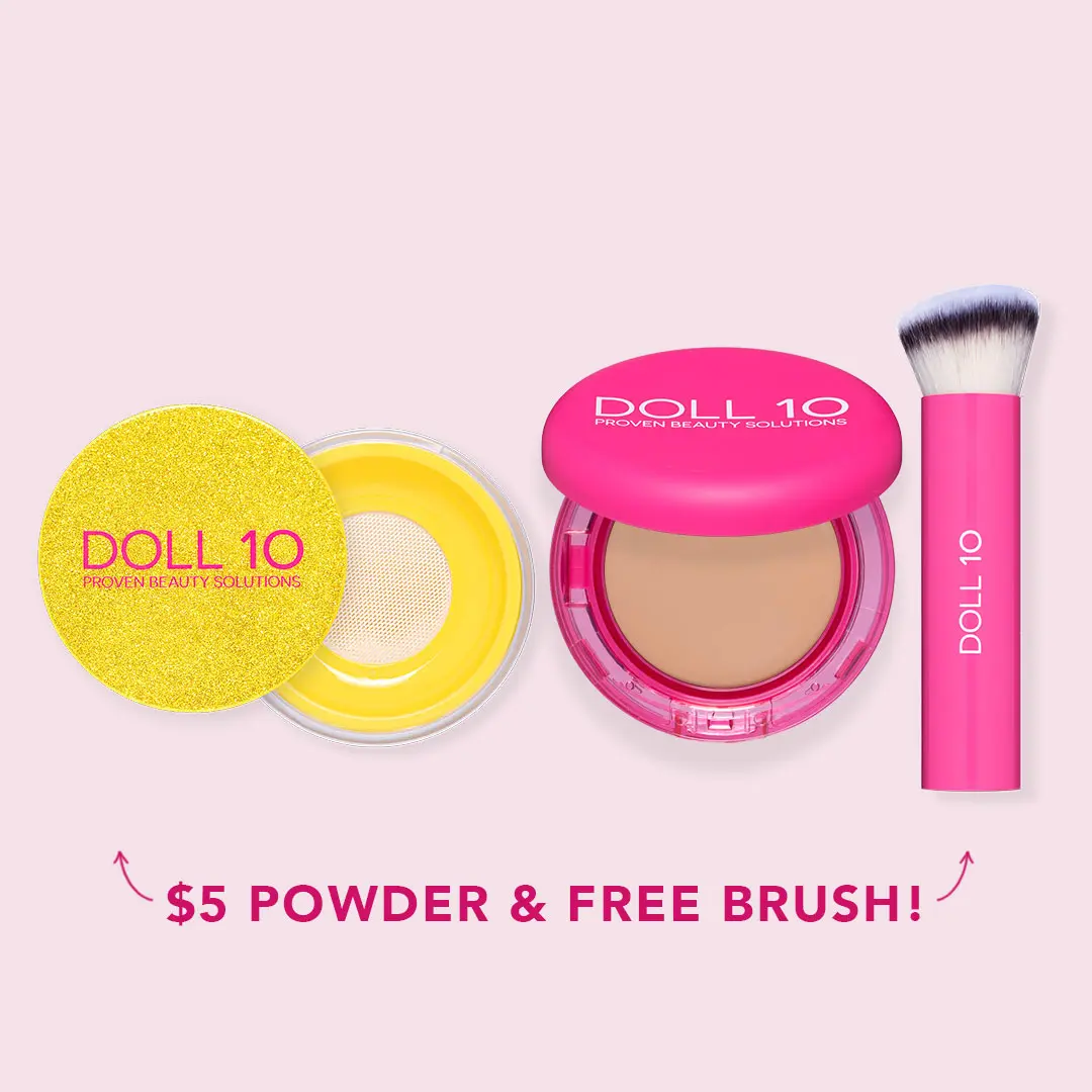 Bounce, Blur, Set! Peptide Bounce Balm Foundation, Sparkle Yellow Powder, and Brush Bundle Bounce, Blur, Set! Peptide Bounce Balm Foundation, Sparkle Yellow Powder, and Brush Bundle