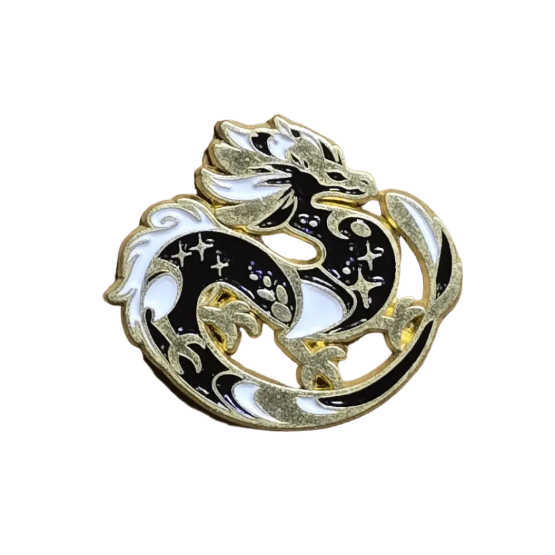 Goldstar Celestial Dragon Pin
