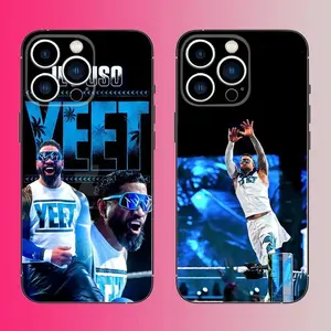 Jey Uso YEET Phone Case For iPhone 16,15,14,13,12,Pro,Max,Plus,Mini,X,XS,XR, Soft Black Case