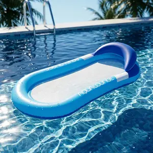Inflatable Pool Float Bed, Durable Thick PVC Material, Soft Comfortable Water Mattress, Perfect for Home Pools, Yard, Summer Leisure, Inflatable Pool Lounge