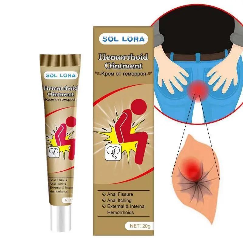 Herbal Hemorrhoids Cream, Chinese Hemorrhoid Cream, Body Care Cream for Men and Women