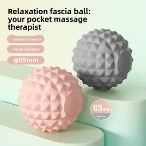 Silicone fascia ball large 85mm muscle relaxation massage yoga fitness foot sole shoulder through neck meridian massage ball