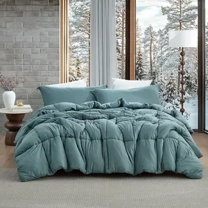 In The Thick of It - Coma Inducer Oversized Plush Comforter Set - Balsam Green