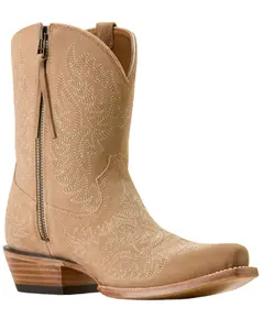 Ariat Women's Women'S Cate Suede Short Western Boot Snip Toe - 10074298