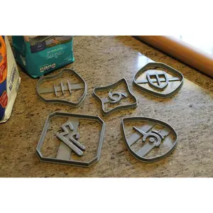 Soul Stone Cookie Cutters (Set 1 of 4) -Pal, Nin, Rdm, Mnk, Mch